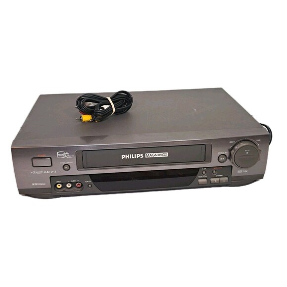 Philips Magnavox 4 Head VCR Video Recorder VHS VRZ464 Tested/Works No Remote AV - Picture 1 of 9